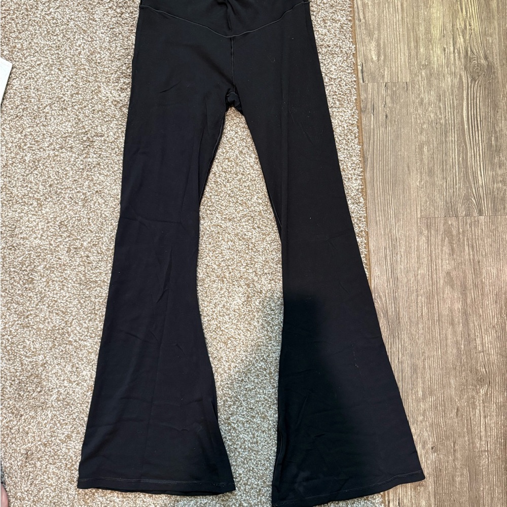 Aerie Black Flare Leggings
